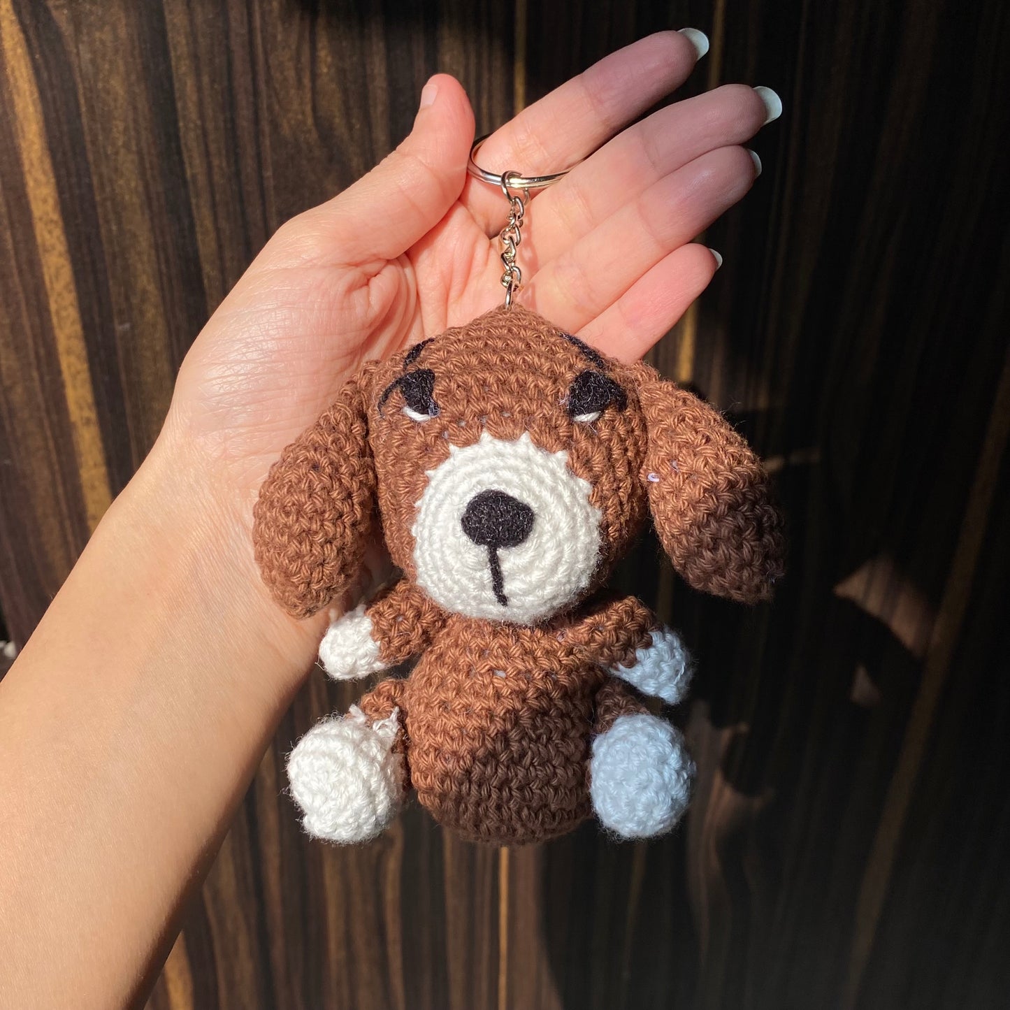 Brownie Dog Keychain