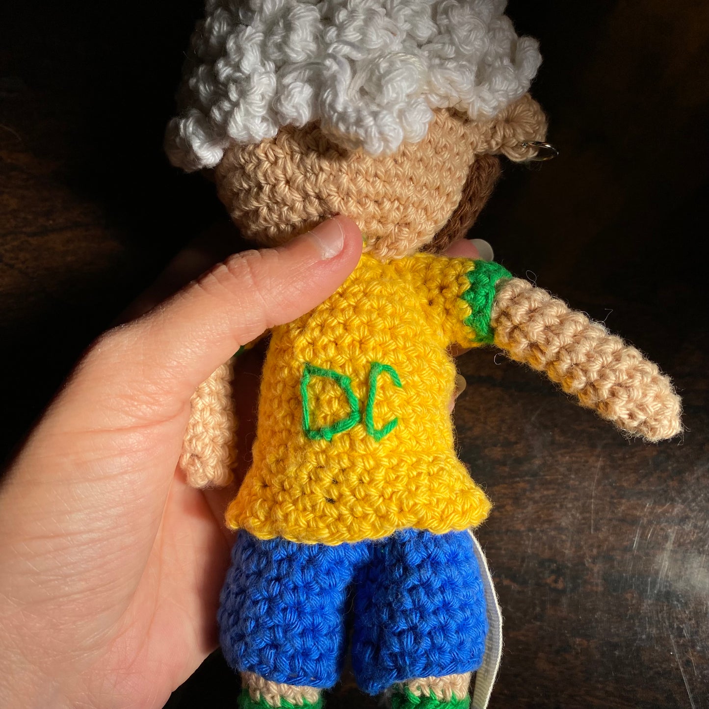 Footballers Crochet Keychain
