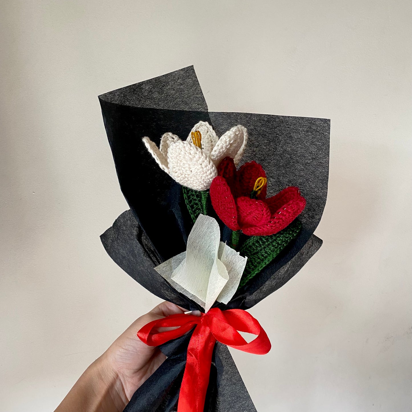 Red Velvet Tulips