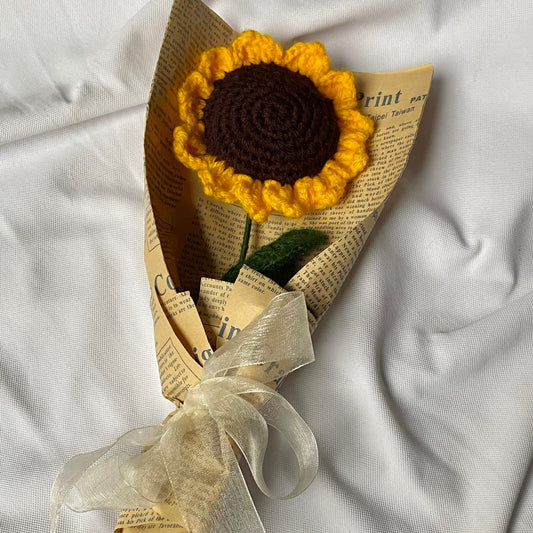 Crochet Sunflower Bouquet