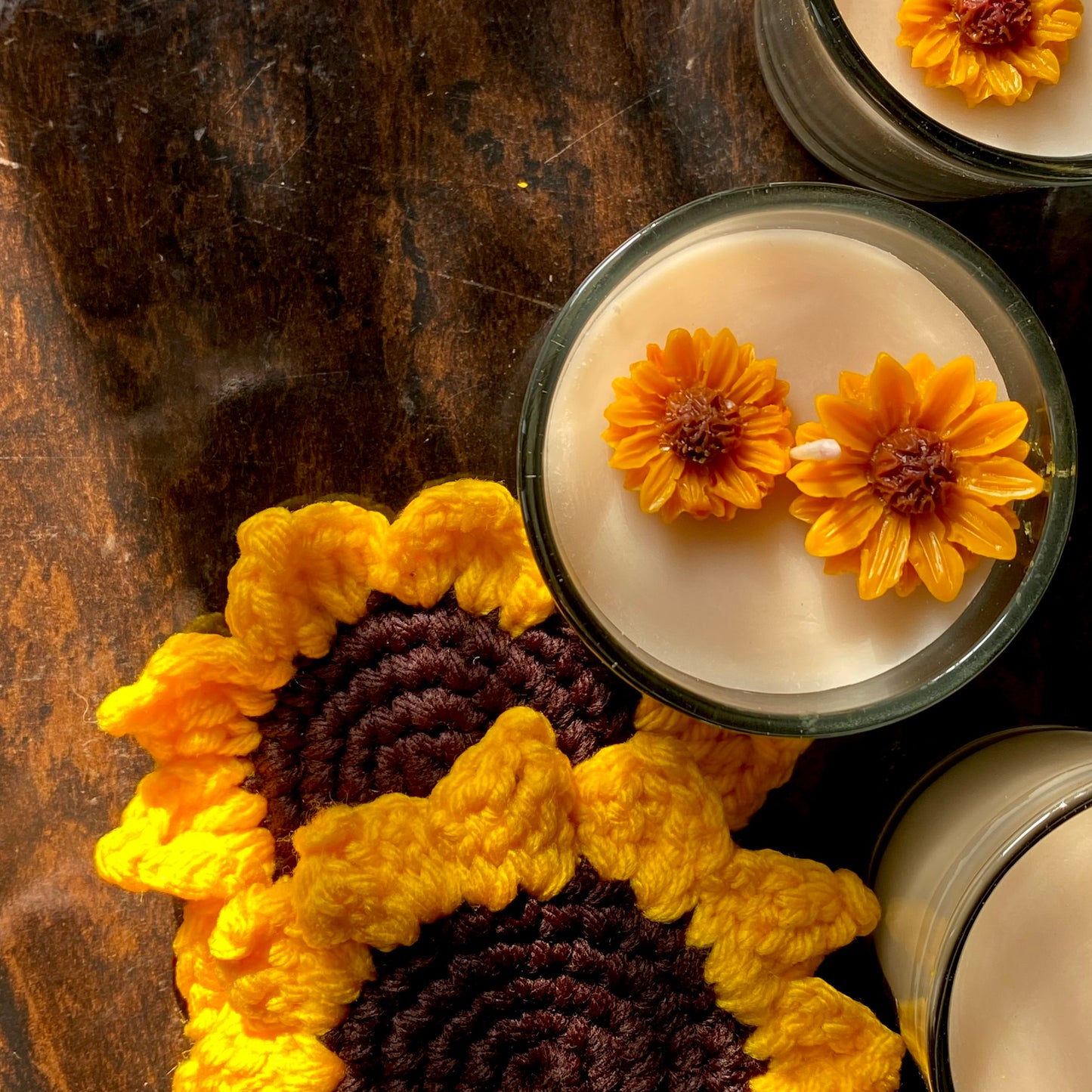 Sunflower Candle