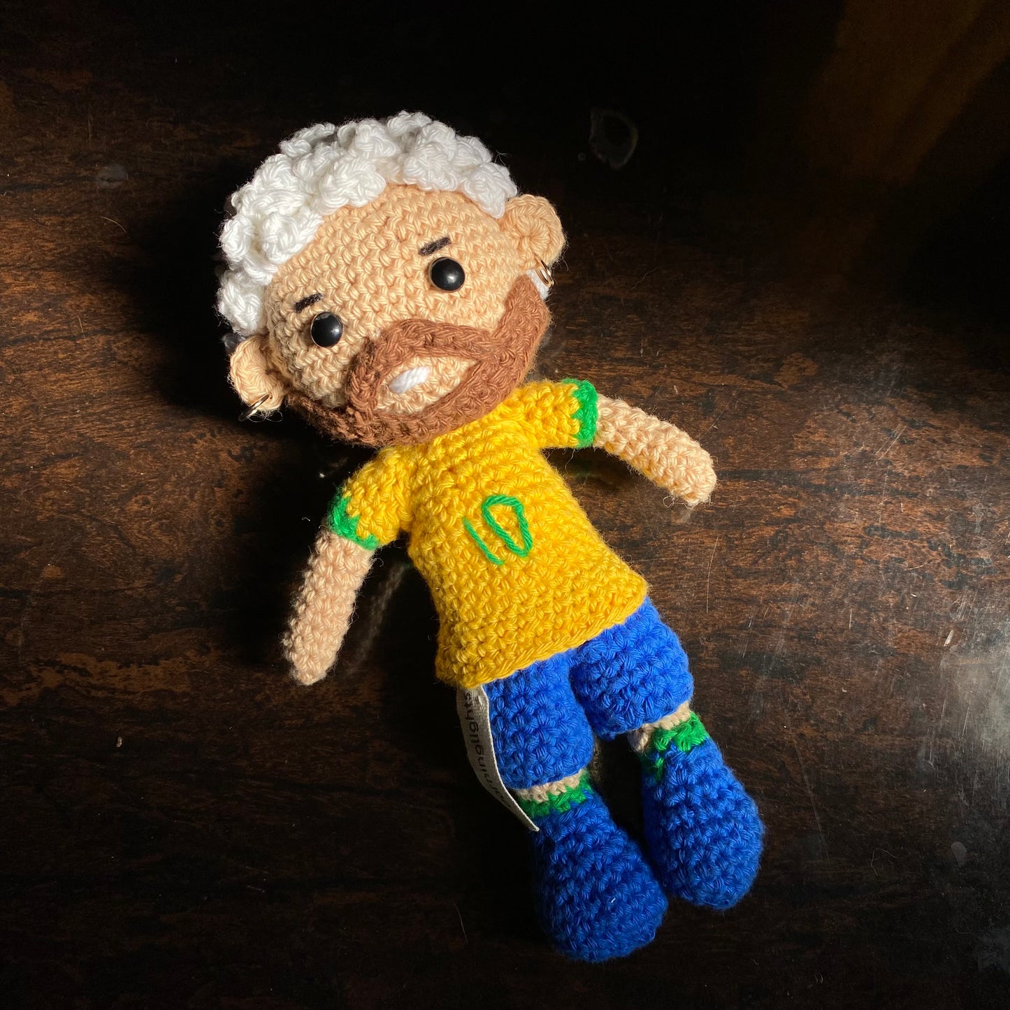 Footballers Crochet Keychain
