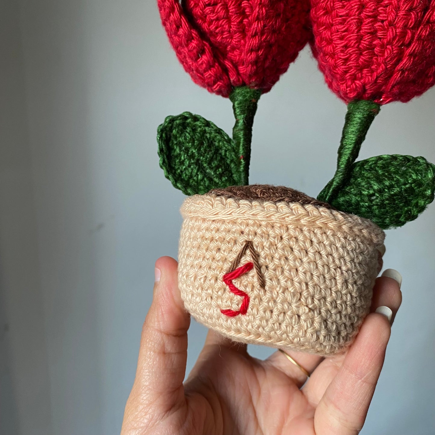 Twin Tulip Pot - Open