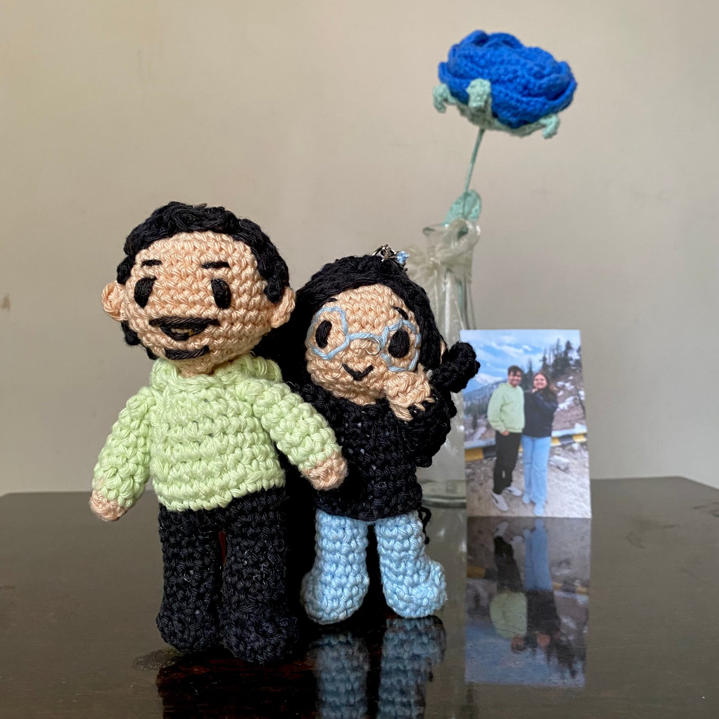 Couple Action Figure | Crochet Keychain