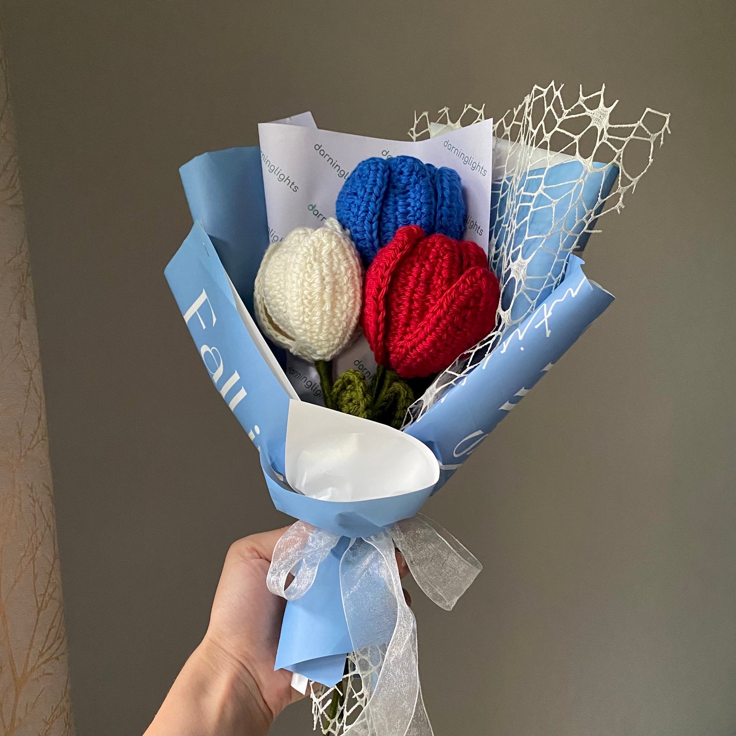 Skylit Love | Crochet Tulip Bouquet