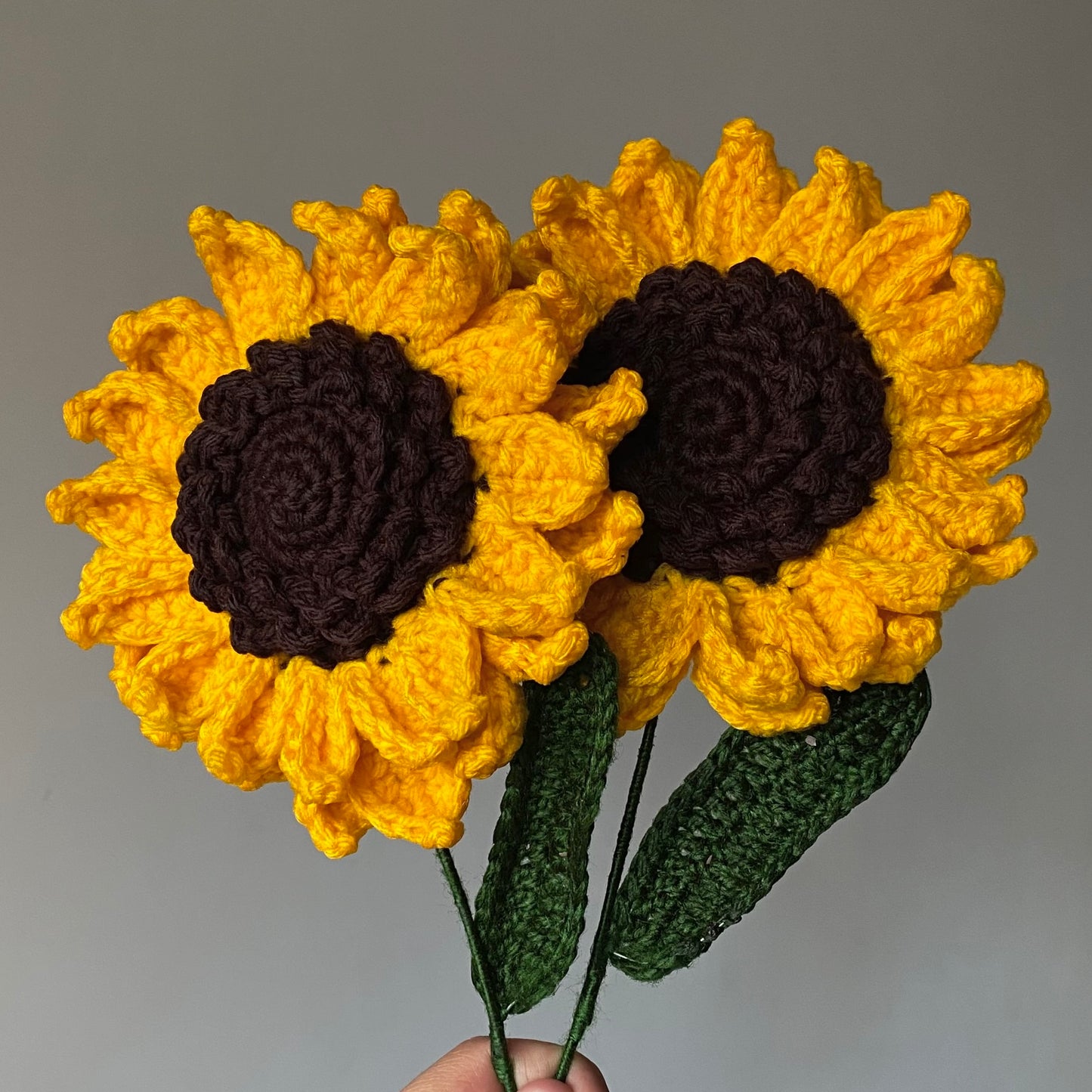 Crochet Double-Layered Sunflower