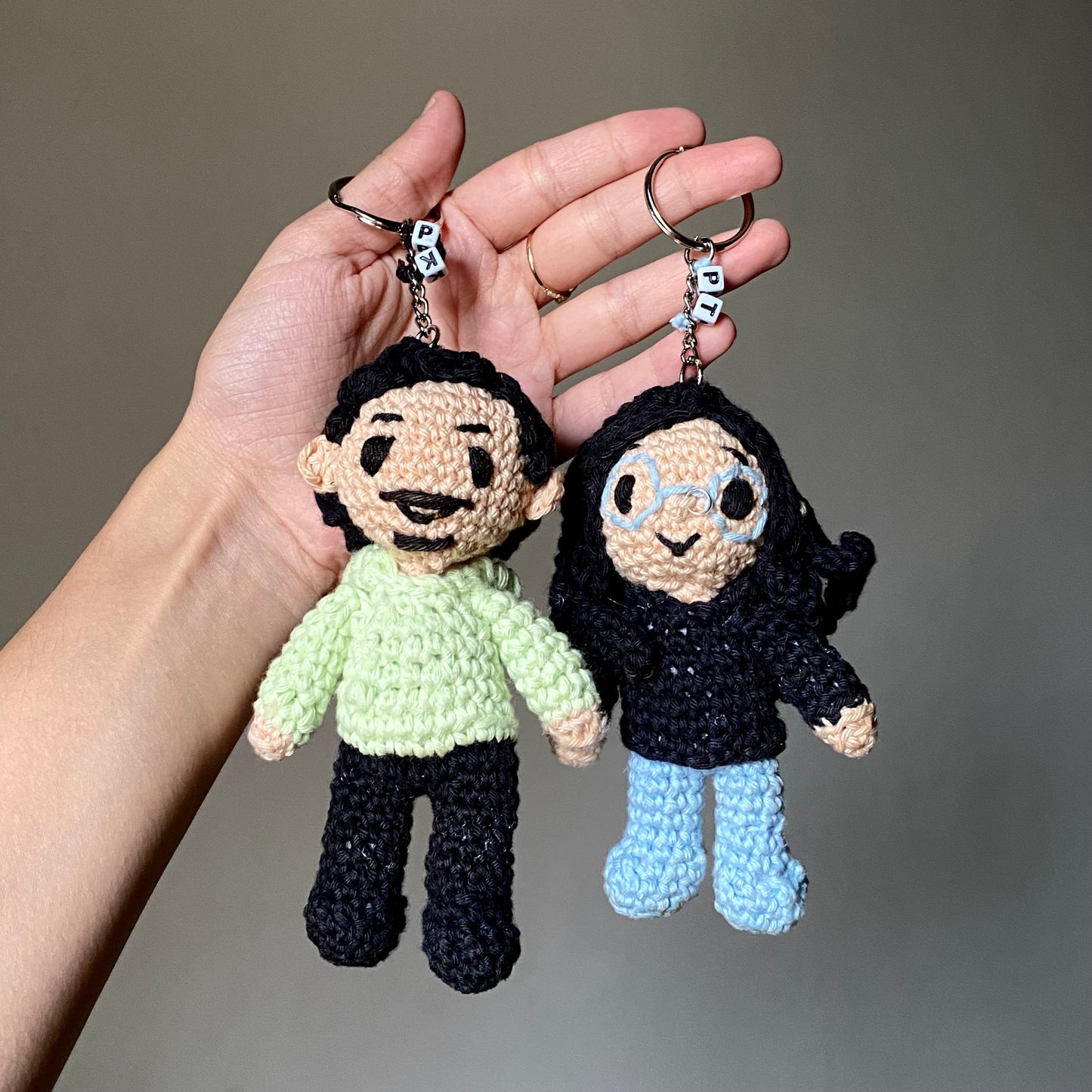 Couple Action Figure | Crochet Keychain