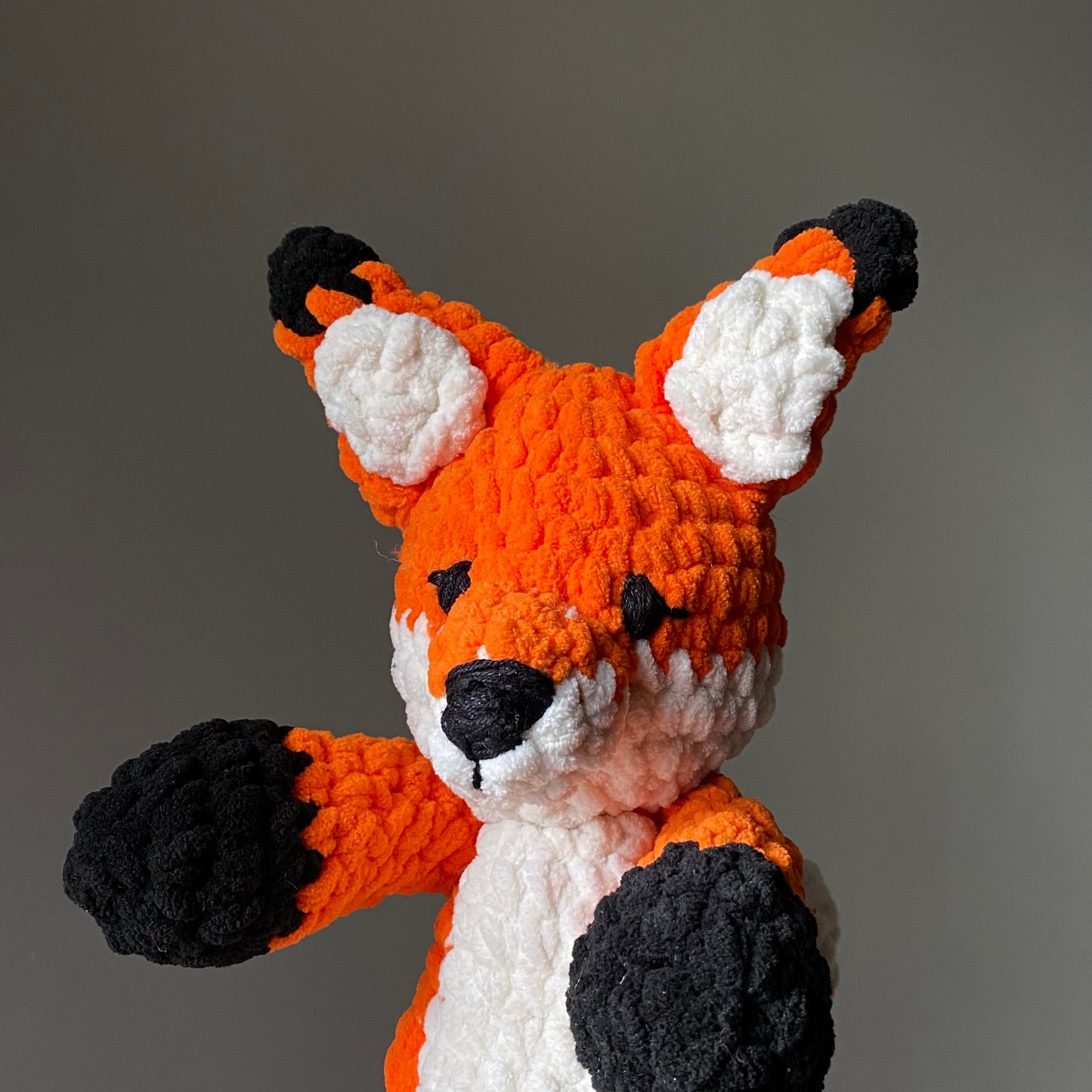 Crochet Fox Plush Toy | Animal Plush