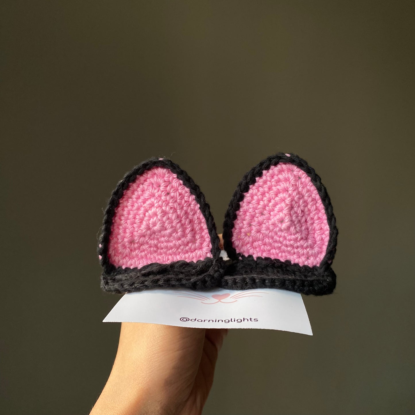 Crochet Cat Ear Hairclip
