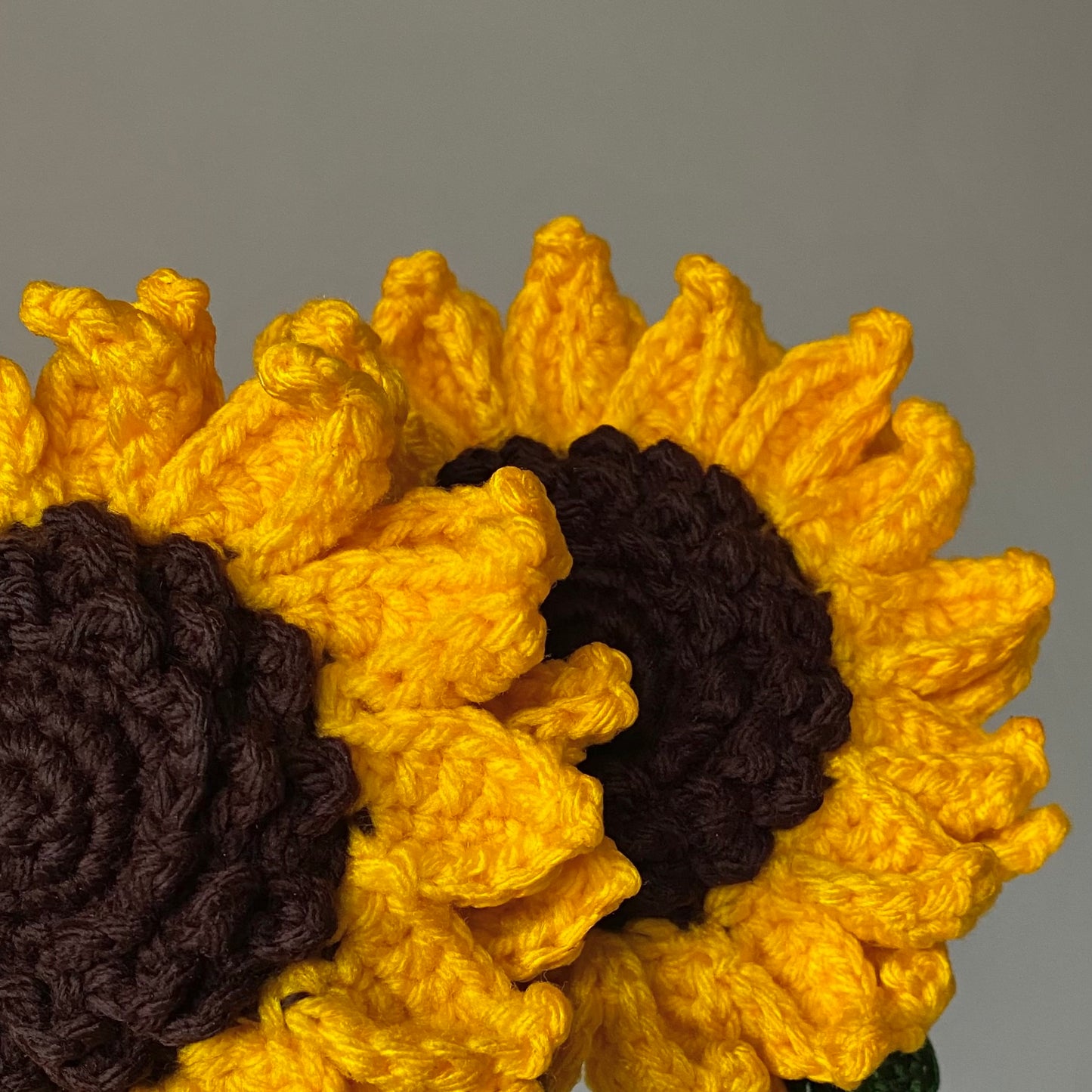 Crochet Double-Layered Sunflower