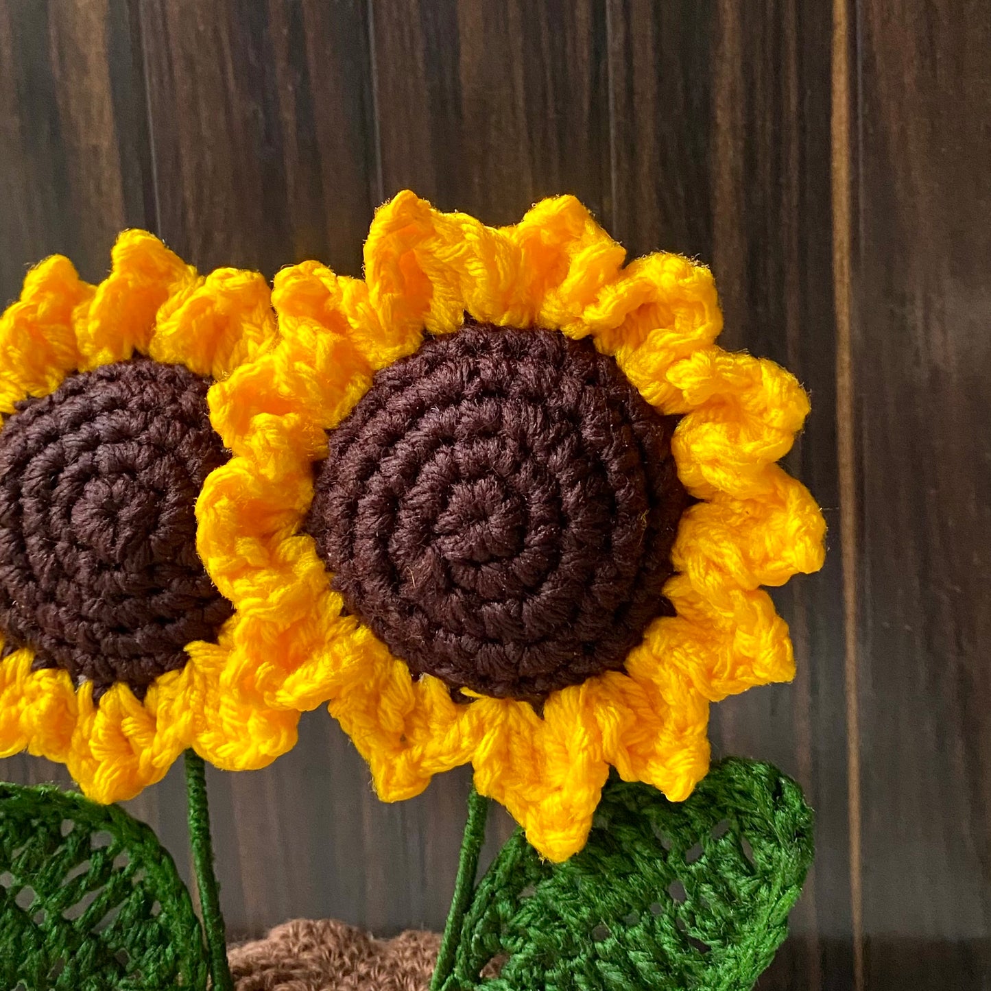 Twin-Sunflower Pot