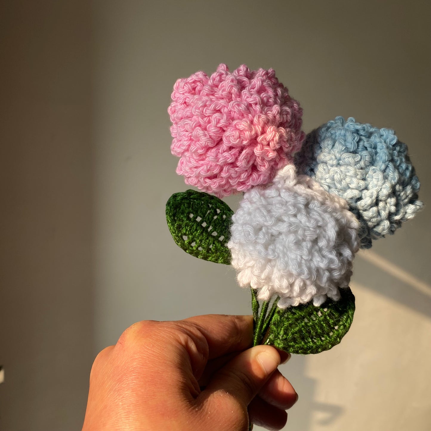 Crochet Puff Dandelion Stick