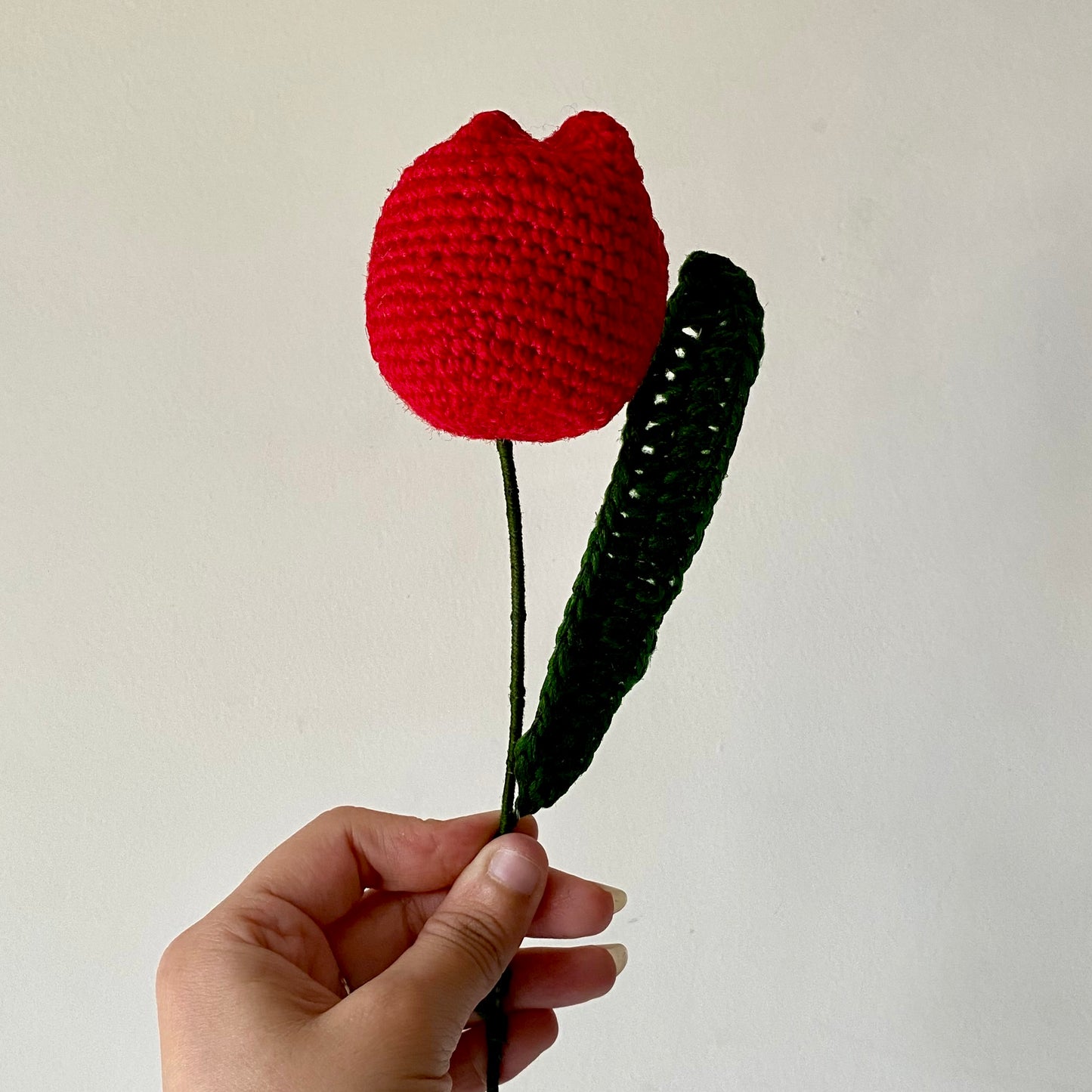 Crochet Tulip (closed)