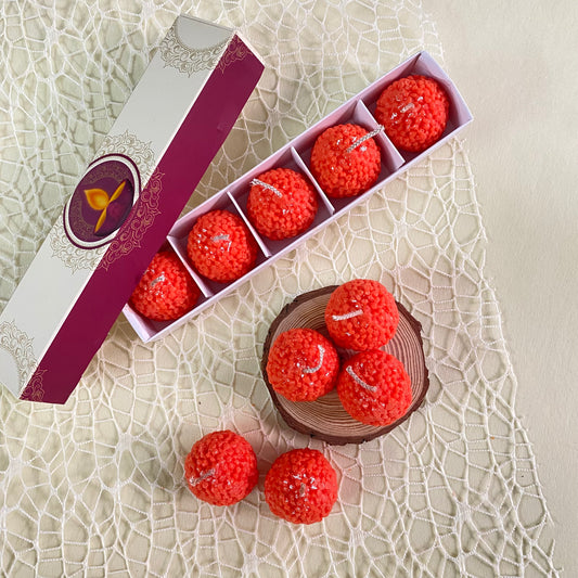 Laddoo Candle | Set of 5