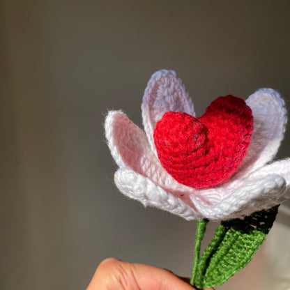 Crochet Heart Tulip