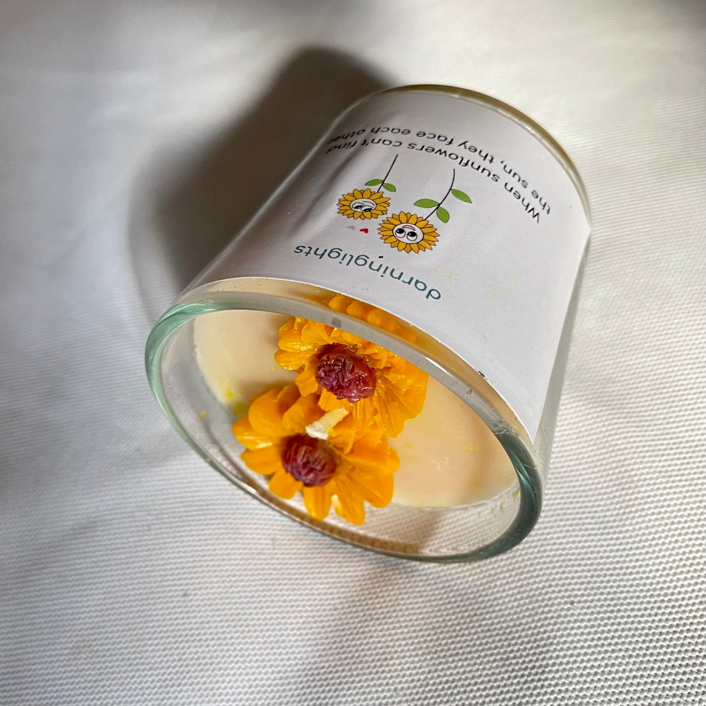 Sunflower_Candle Combo