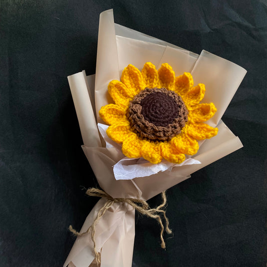 Crochet Sunflower Bouquet