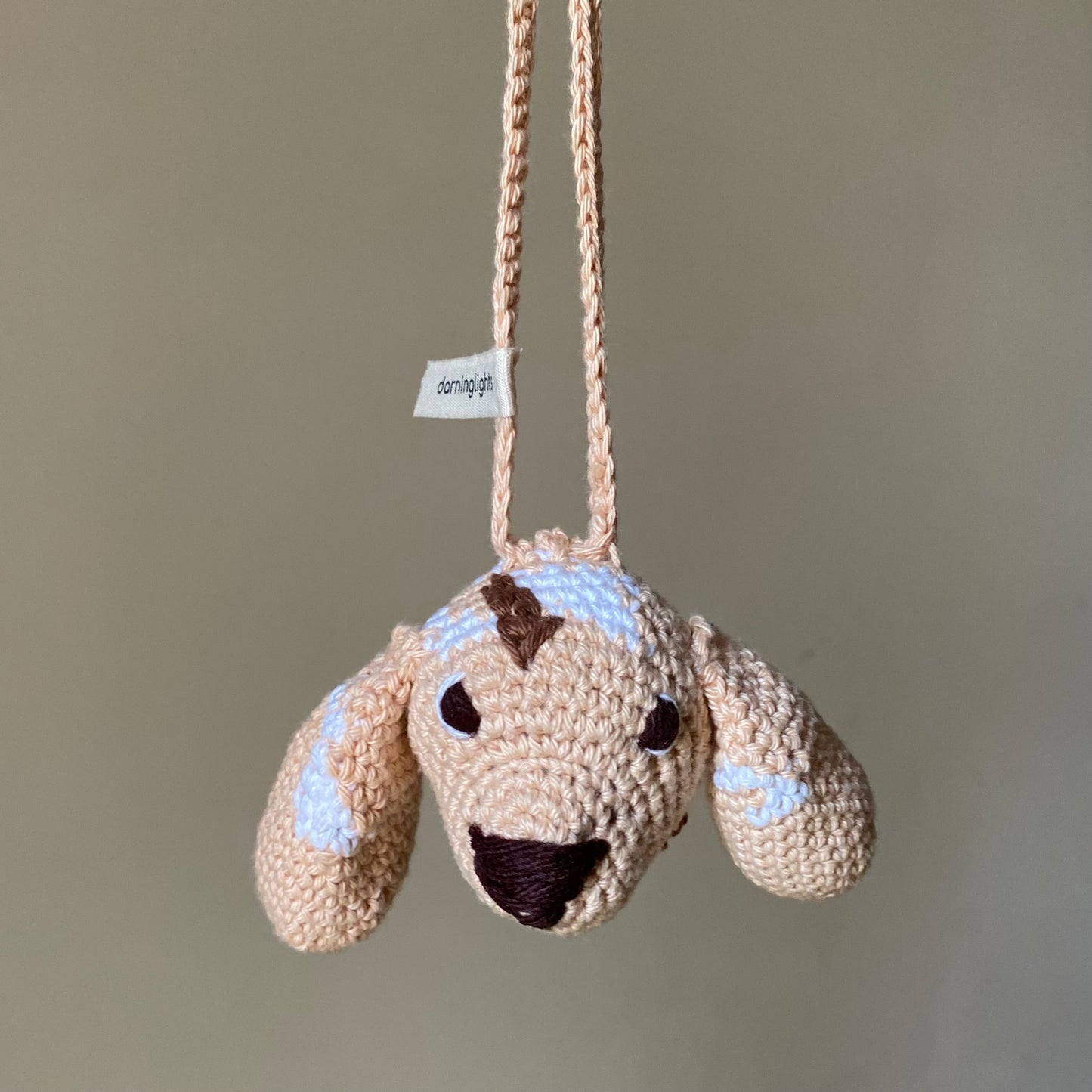 Crochet Dog Car Charm