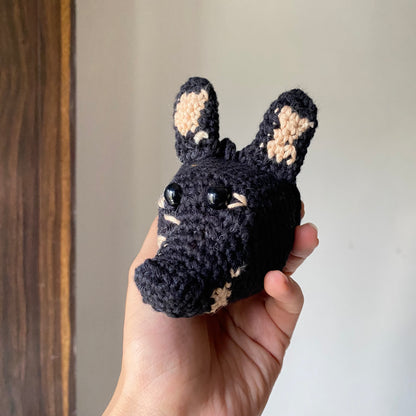 Crochet Dog Car Charm