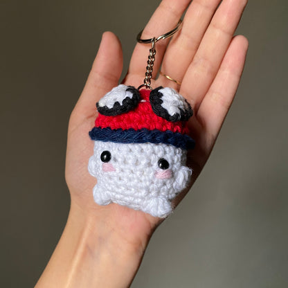 Mushroom Spider-Man keychain