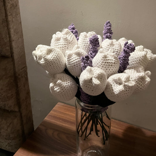 Tulip Whispers | Crochet Tulip Bouquet