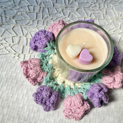 Lavender Crochet Flower