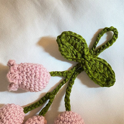 Lilac Tulips keychain