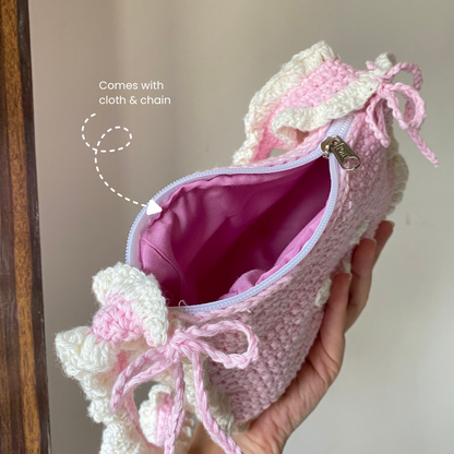 Pinkie Promise - Crochet bag