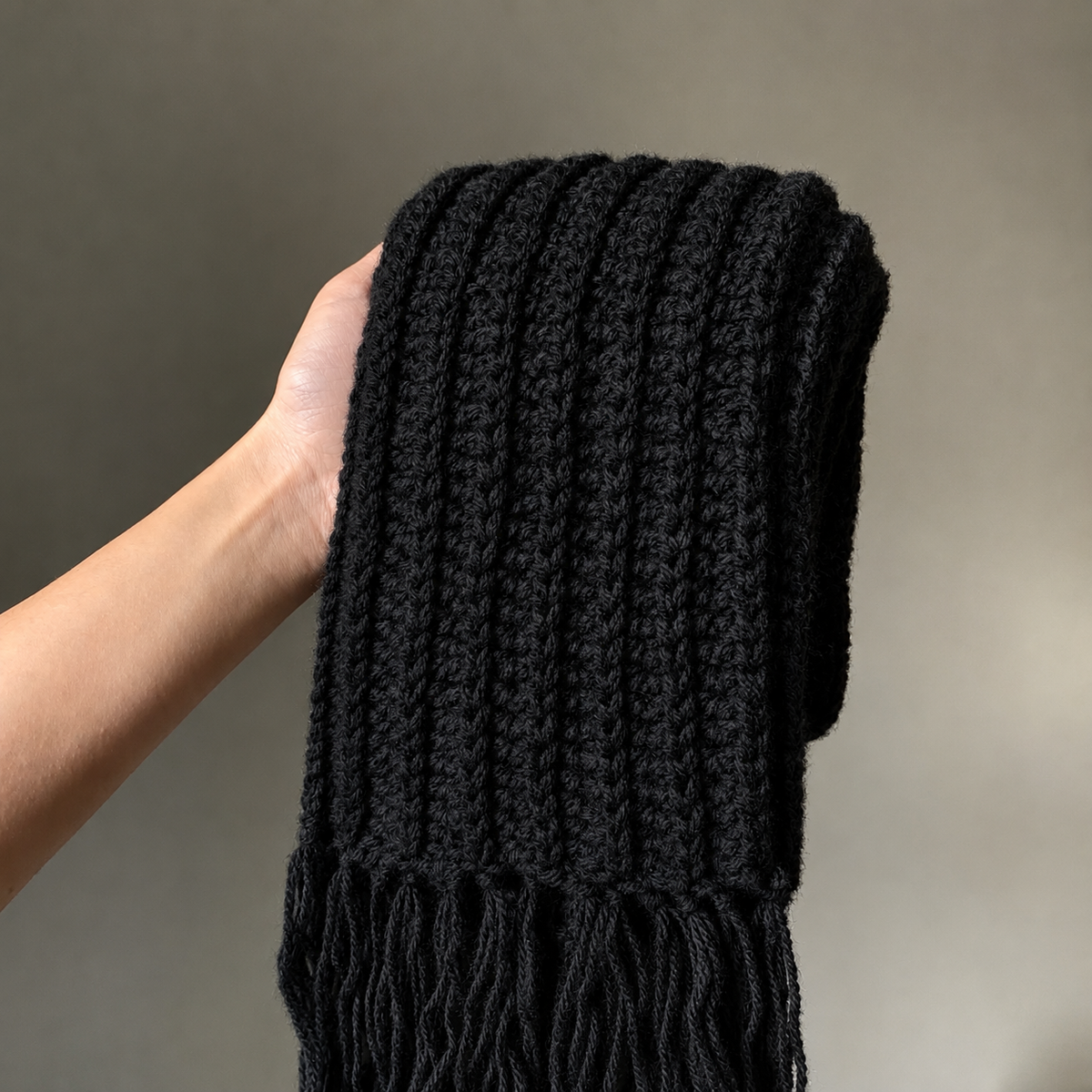 Crochet Muffler for Men | Woollen Scarf