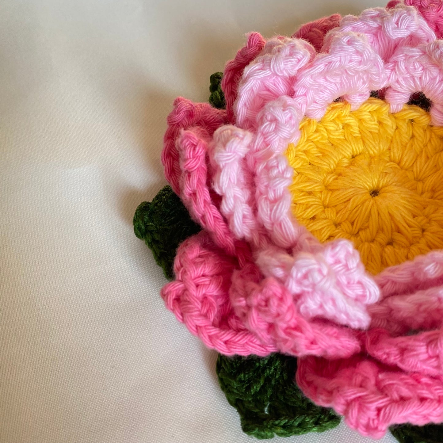 Crochet Lotus | Coaster | Candle Holder