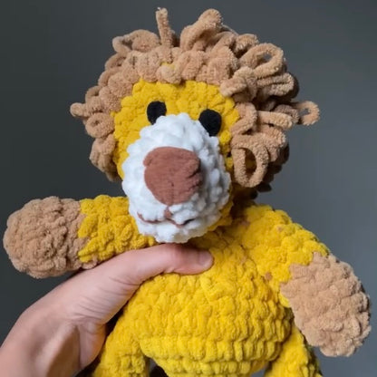 Crochet Plush Lion | Animal Plush