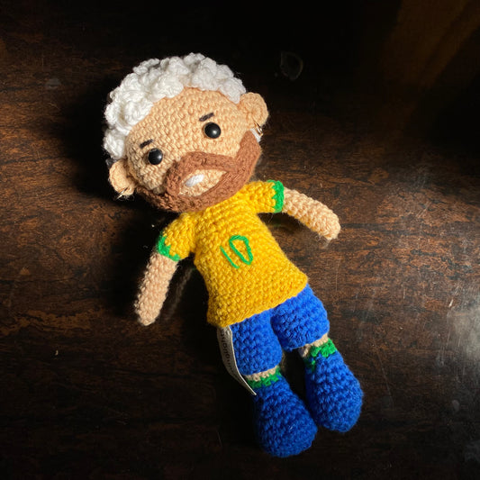 Footballers Crochet Keychain