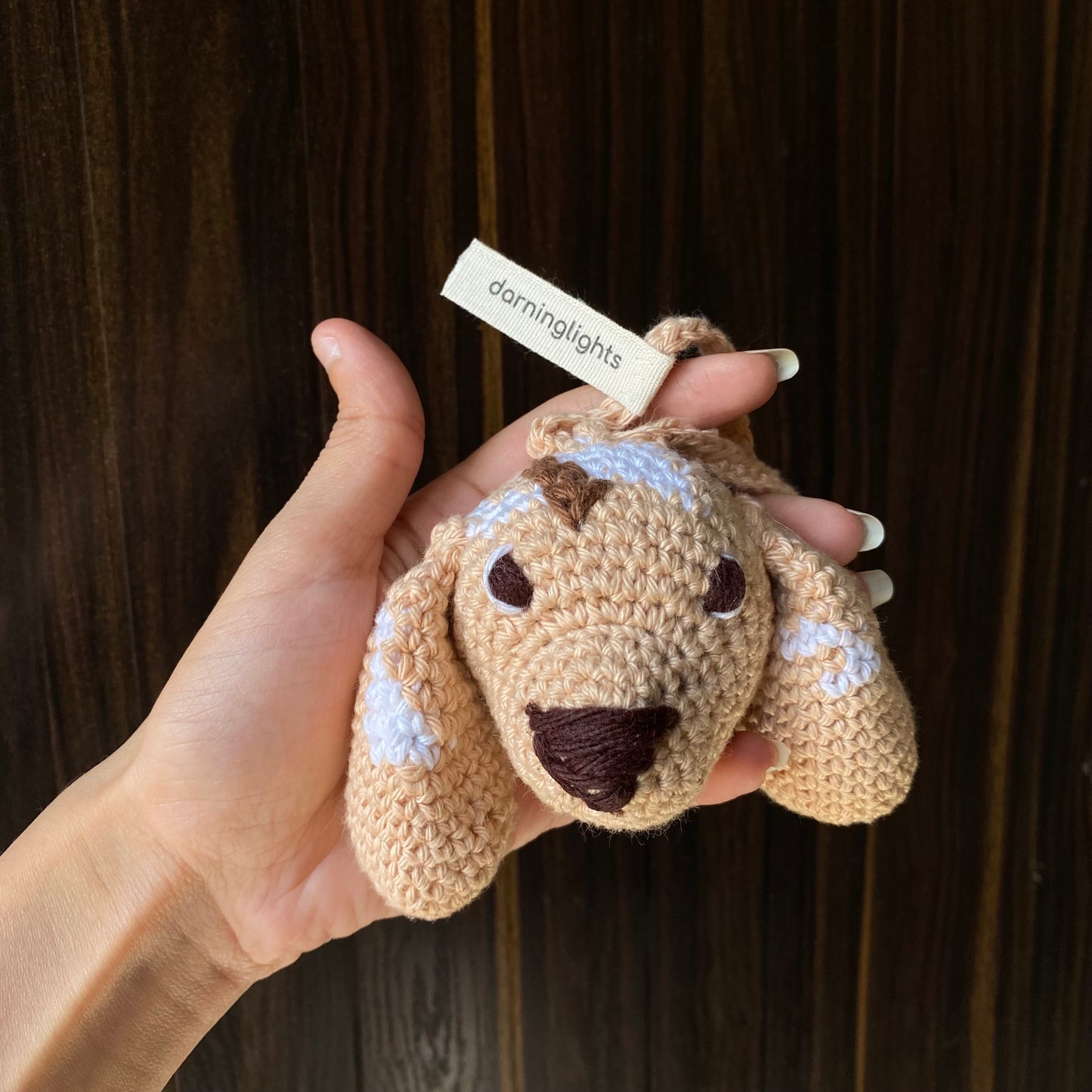 Crochet Dog Car Charm