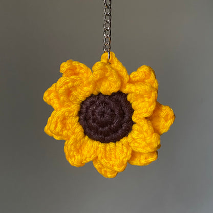 Sunflower Keychain