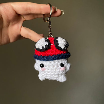 Mushroom Spider-Man keychain