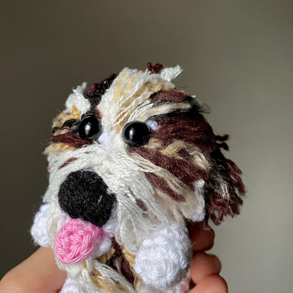 Crochet Dog Keychains