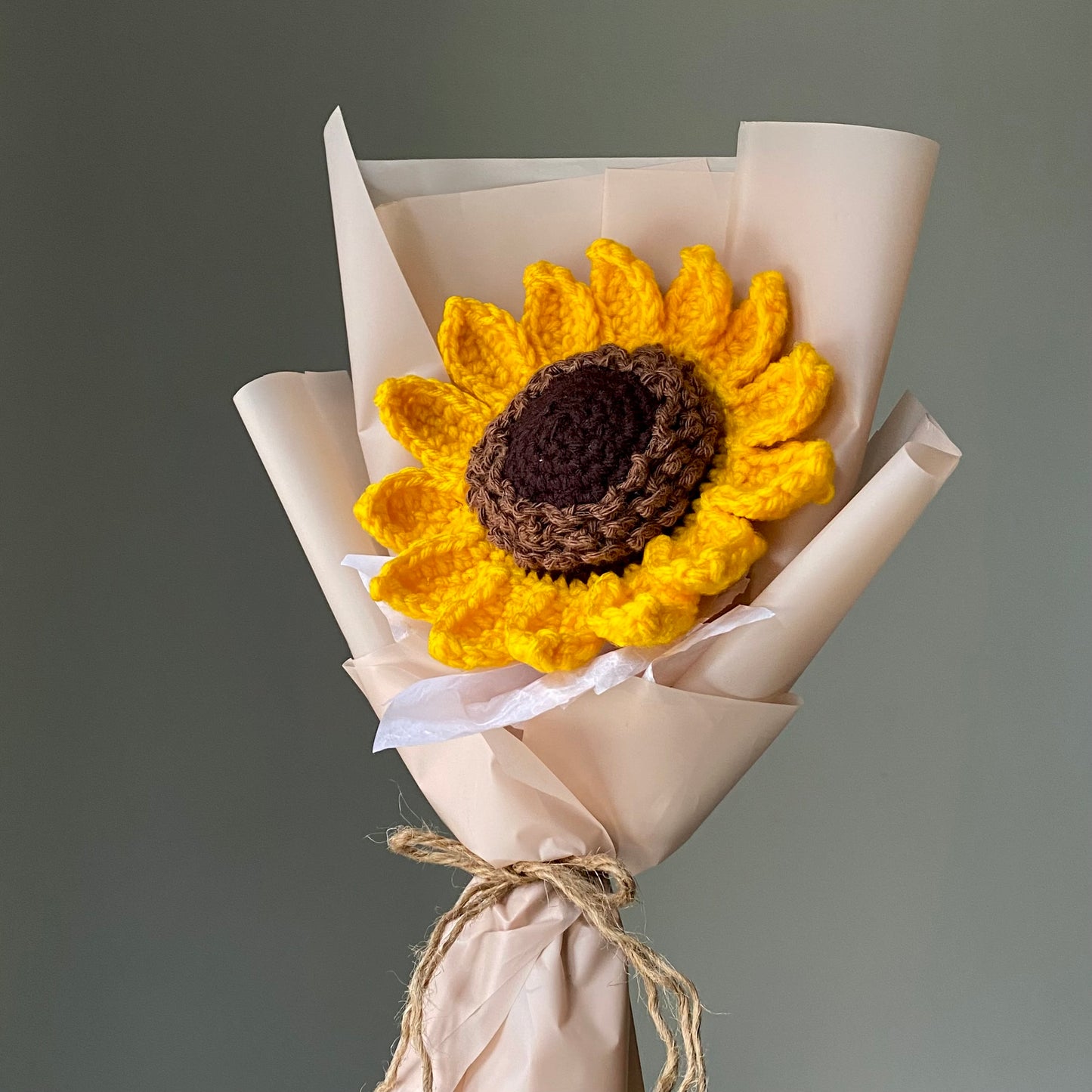 Crochet Sunflower Bouquet