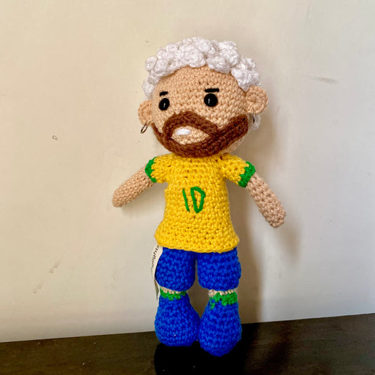 Neymar Crochet Keychain