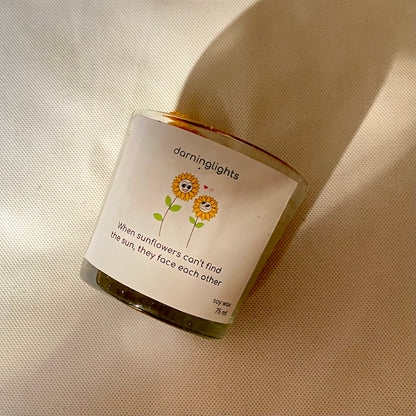 Sunflower Candle