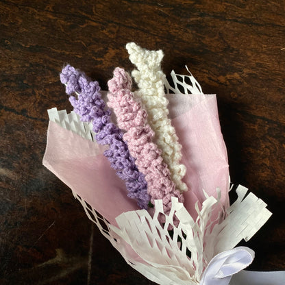 Lavender Crochet Flower