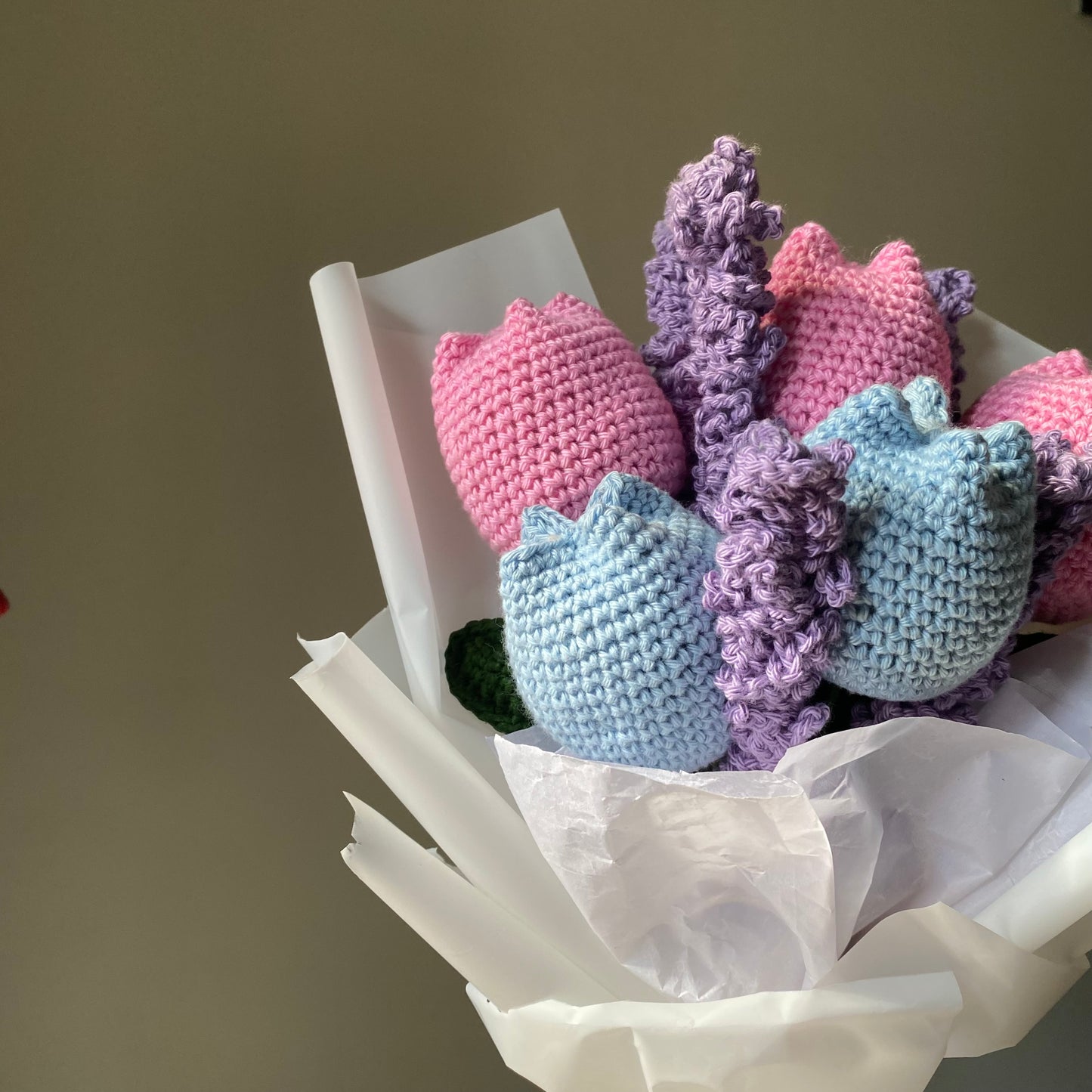 Tulip Whispers | Crochet Tulip Bouquet