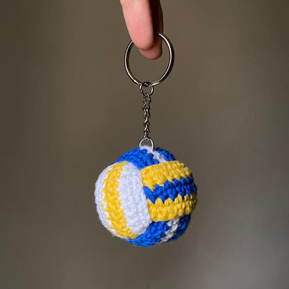 Crochet Ball Keychain