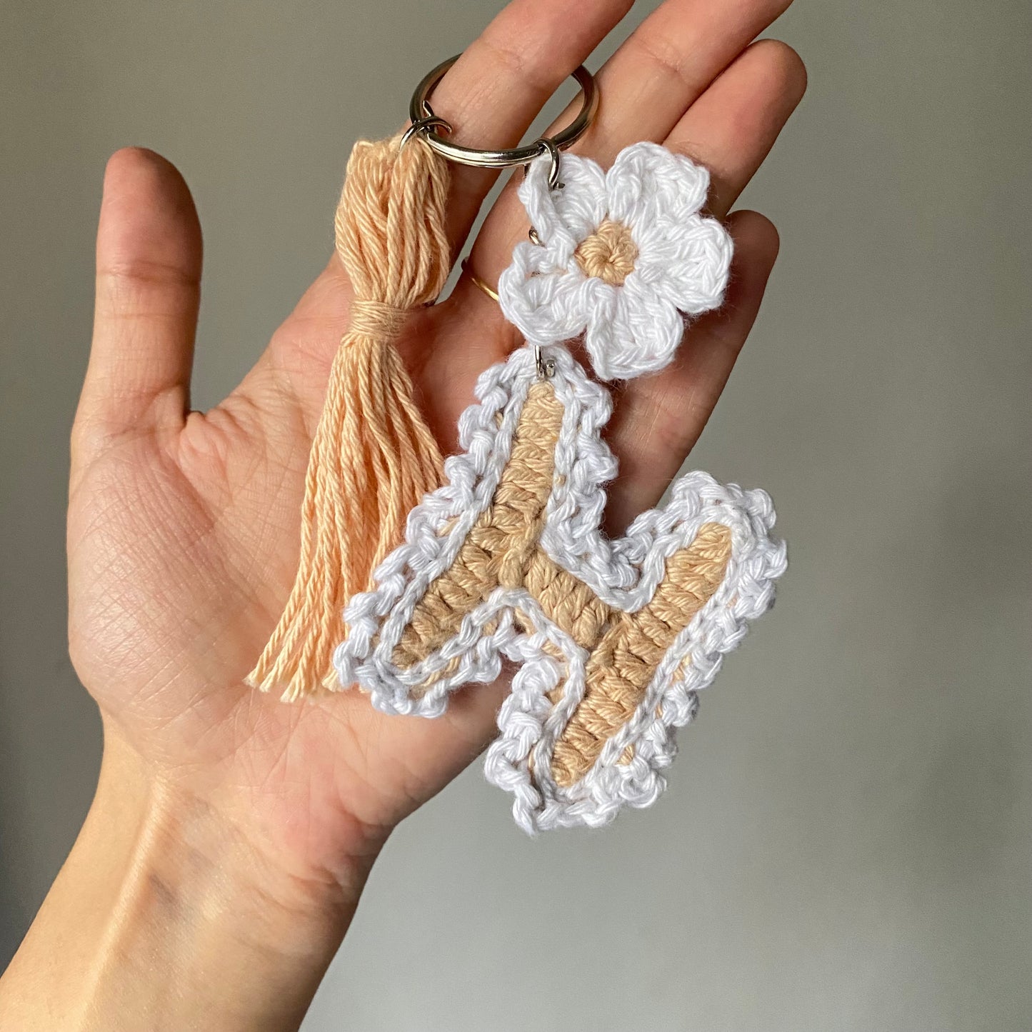 Alphabet Letter keychain