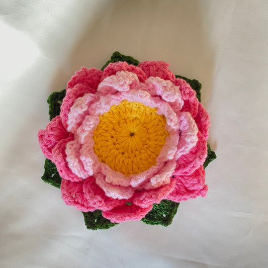 Crochet Lotus | Coaster | Candle Holder