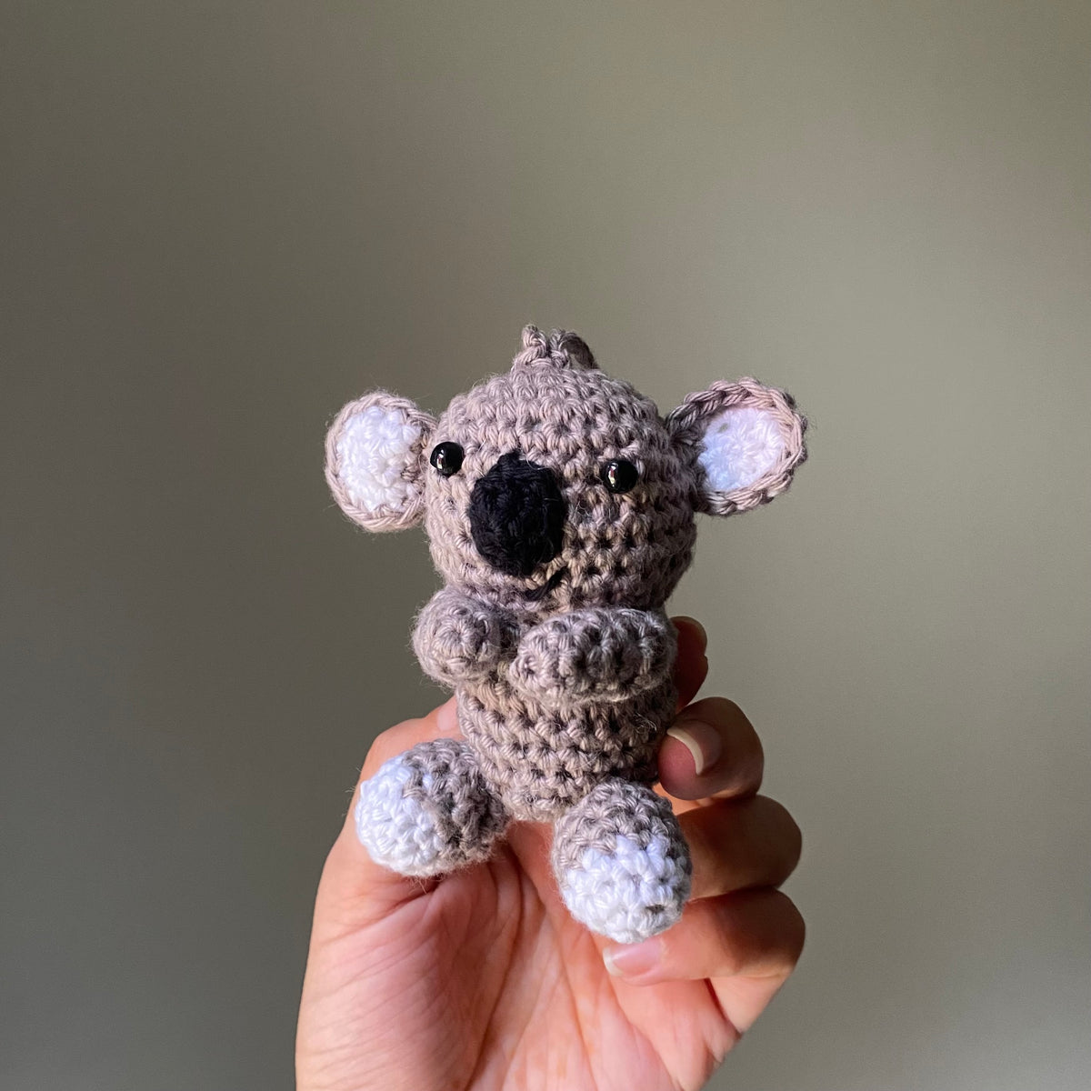 Crochet Koala Car Charm