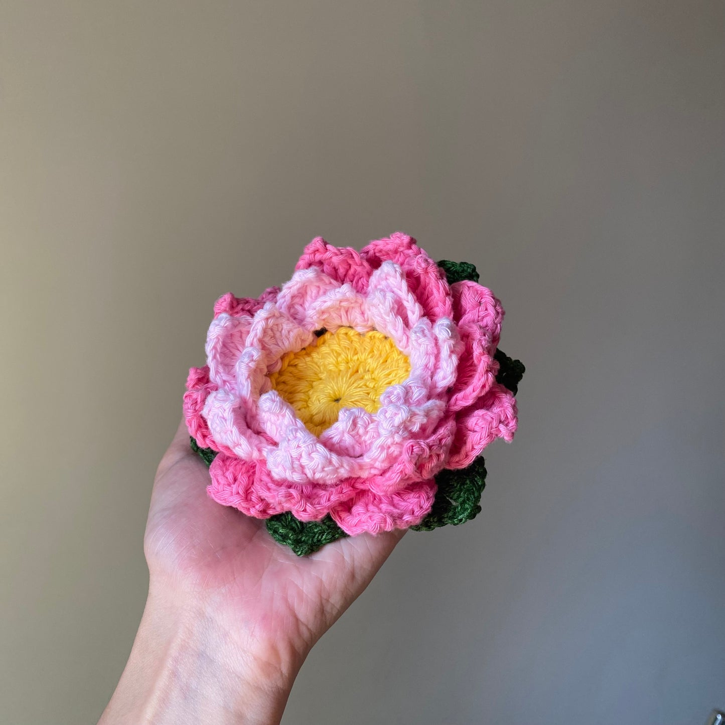 Crochet Lotus | Coaster | Candle Holder