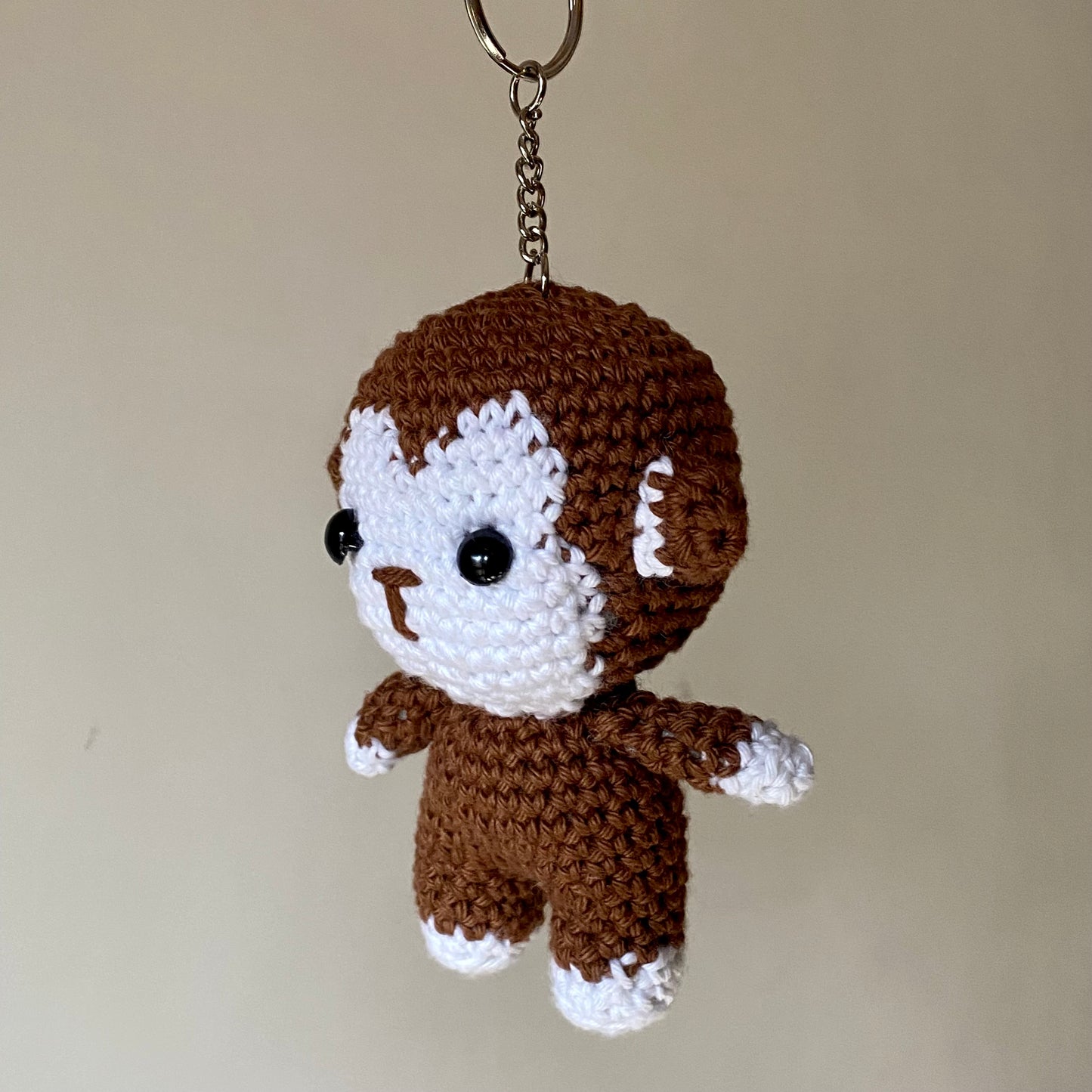 Crochet Monkey Keychain | Bandru