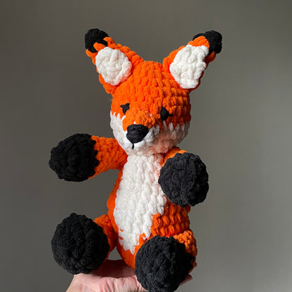 Crochet Fox Plush Toy | Animal Plush