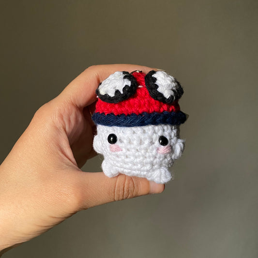 Mushroom Spider-Man keychain