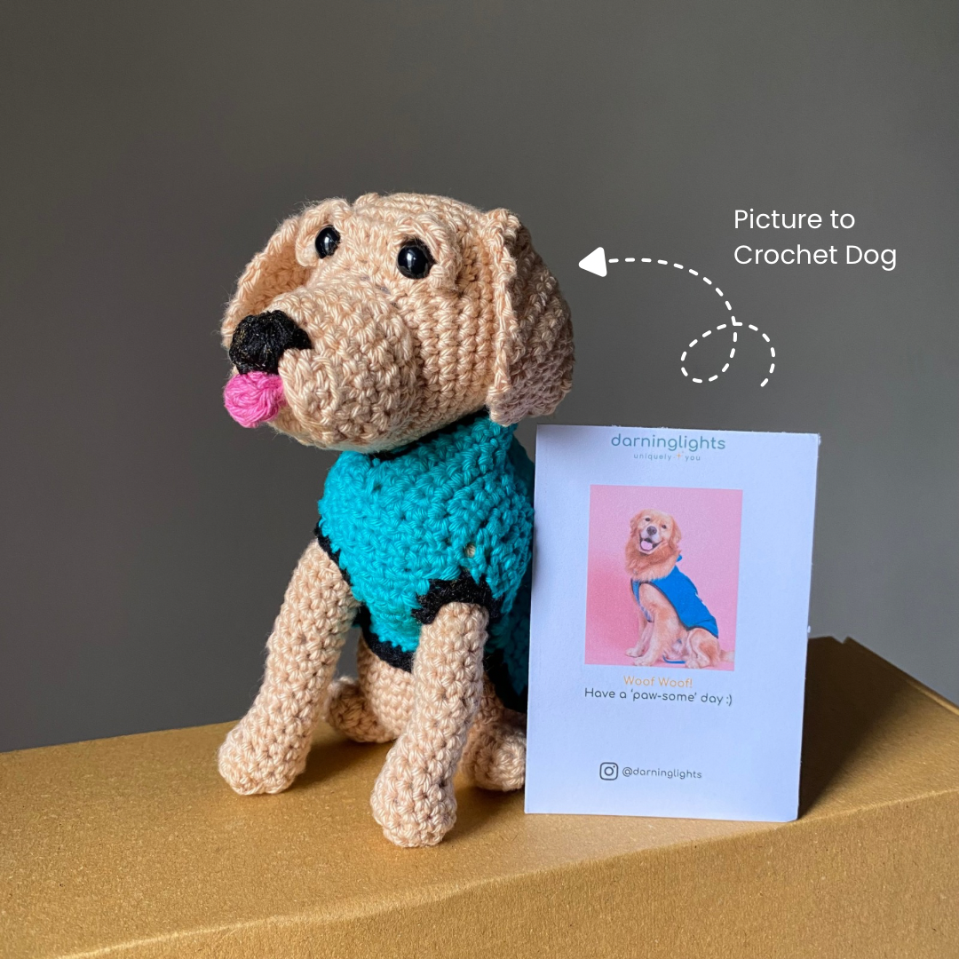 Crochet Dog Action Figure | Plush Toy